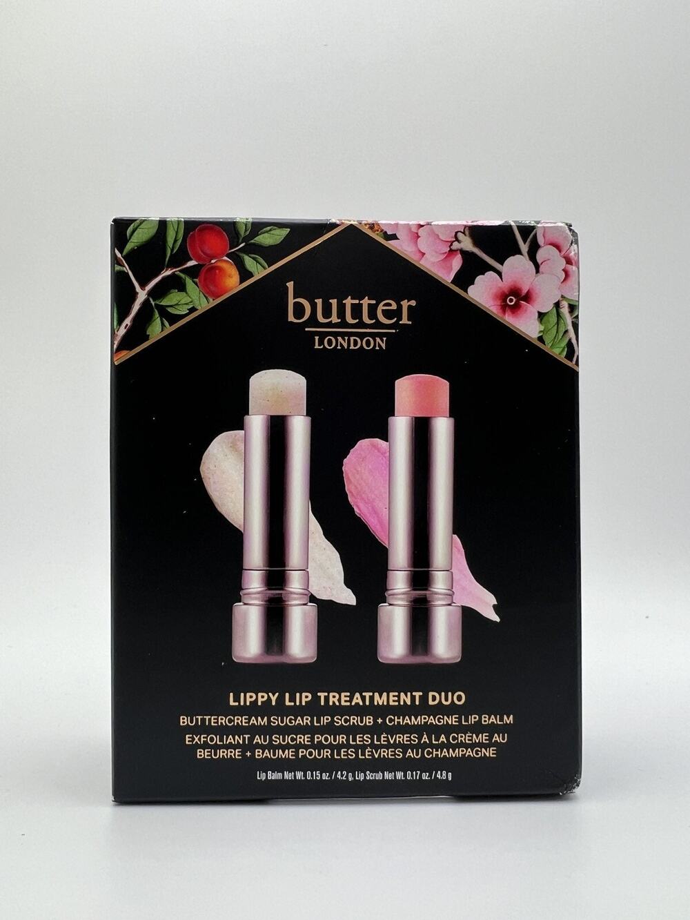 butter LONDON Lippy Lip Treatment Duo Sugar Lip Scrub & Lip Balm